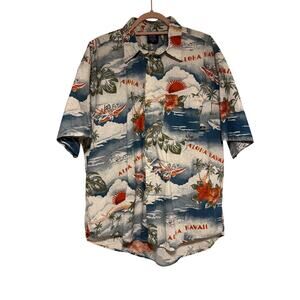 [Vintage] Men's Y2K Island Soul Hawaiian Shirt - Size XL